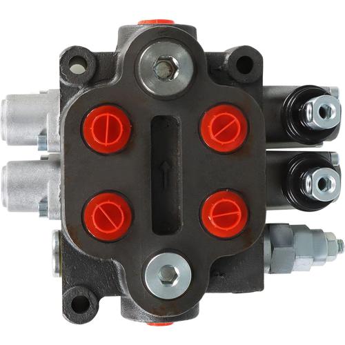 ALL-CARB Hydraulic Valve 2 Spool Hydraulic Directional Control Valve Double Acting Valve 25GPM 3000PSI BSPP Ports for Tractors Loaders Tanks