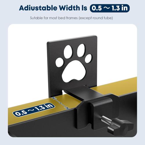 Adjustable Non Slip Mattress Gaskets, 6 PCS, Cute Paw