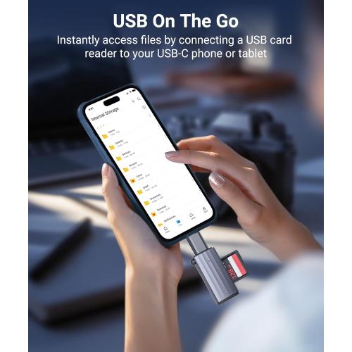 Syntech USB C to USB Adapter Pack of 2, USB 3.0 to Thunderbolt 5/4 Adapter | Compatible with MacBook Pro Air 2026, Surface, iPad, iPhone, Galaxy Notebook, XPS and More Type C Devices, Space Grey