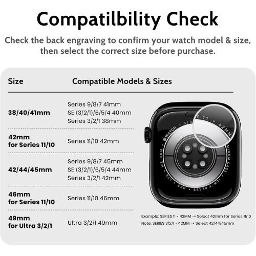 amBand M1 Sport Case Band for Apple Watch Ultra 3/2/1 & SE 3/2/1 & Series 11 10 9 8 7 6 5 4 3 49mm 46mm 45mm 44mm 42mm 41mm 40mm 38mm, Shockproof & Scratch Resistant Rugged Bumper for Men