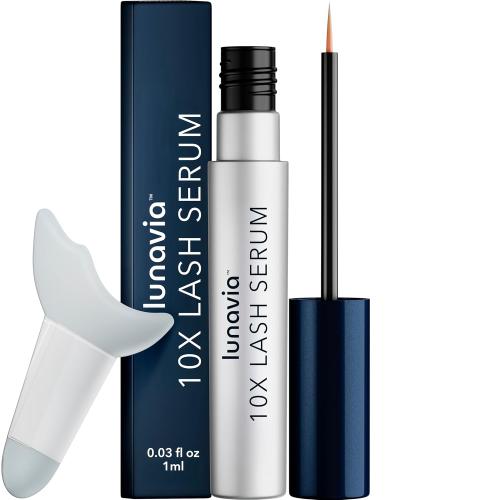 10X Lash Serum - Eyelash Serum with Peptide & Botanical Lash Conditioner for Healthier, Stronger-Looking Lashes - Nourishing Lash Serum with Ginseng Extract for Daily Lash Care