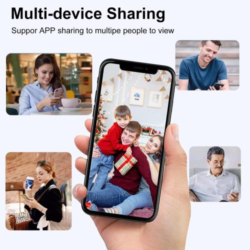 Hidden Camera - Spy Cameras - Nanny Cam - WiFi Wireless Cam - 1080P HD Small Camera with Motion Detection and Night Vision，Security Cameras for Home/Office/Baby Monitoring-A9