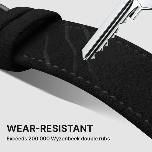 Bandletic Suede Leather Compatible with Apple Watch Bands for Men Women