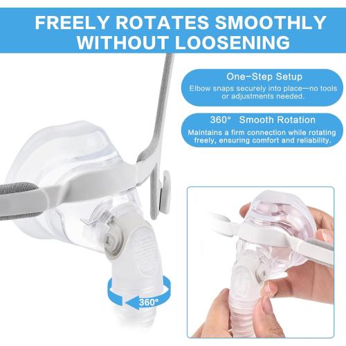 2 Pack Replacement Nasal Cushion for ResMed Airfit N20, Medium, Compatiable with Orignal Airfit N20 Frame & Elbow, Replacement Nasal CPAP Mask Cushion, Soft & Durable