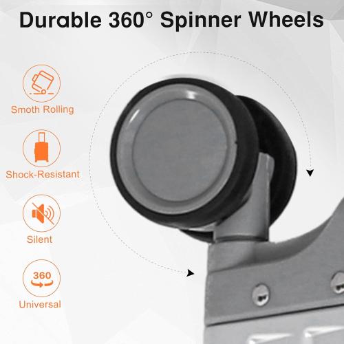 All Aluminum Carry On Luggage 22x14x9 Airline Approved，Hard Shell Carry On Luggage, Zipperless Luggage Aluminum Suitcase Luggage (sliver, 20inch)