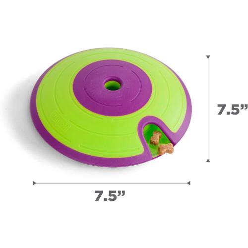 Outward Hound by Nina Ottosson Dog Treat Maze Dog Puzzle Enrichment Toy, Level 2 Intermediate, Green