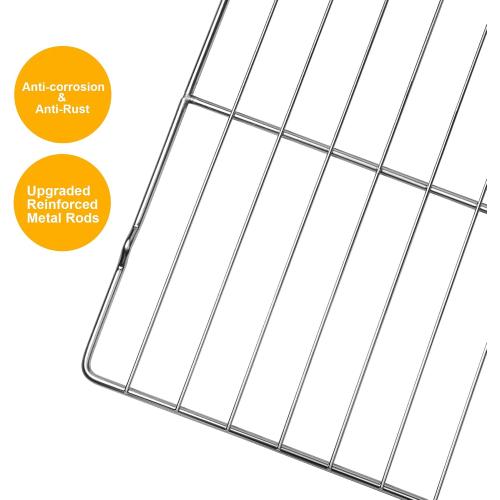 Range Oven Rack WB48T10063, 304 Stainless Steel Replacement Part,Compatible With General Electric,GE,Hotpoint Oven AP4538468,PS2577619,24 x 17,1 Packs