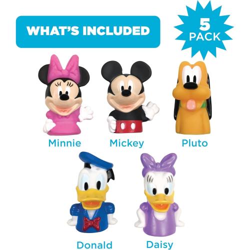 Disney Mickey Mouse & Friends Finger Puppets - Party Favors, Educational, Bath Toys
