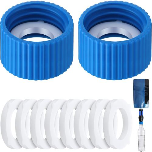 2 Pcs Water Filter Coupling Kit, Compatible with Sawyer Squeeze Filter
