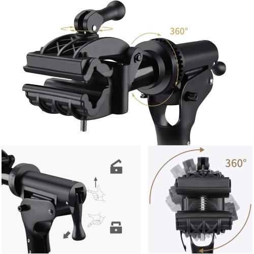 GOE#NER”s  Bike Repair Stand -Shop Home Bicycle Mechanic Maintenance Rack- Whole Aluminum Alloy- Height Adjustable ( color blue and black see the picture)