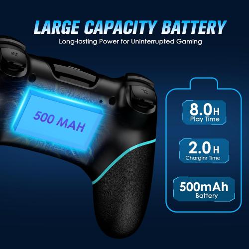 VidPPluing 2 Pack Switch Controllers, Wireless Switch Pro Controller for Switch 2/Switch/Lite/OLED, Game Controller with Motion Sensor/Vibration/Turbo/Wakeup/Charging Cable