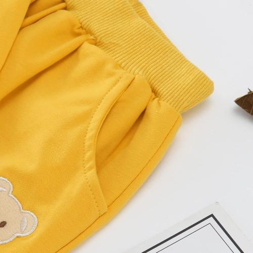 Toddler Size 80 Baby Girls Boys Clothes Sports Wear Bear Embroidery Sweatshirt Tops Pants 2PCS Tracksuit Outfits Clothes Set