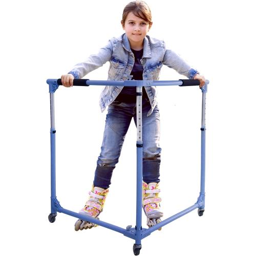 GanFindX Folding Skater Aid for Kids Roller Skating, Roller Skate Trainer for Kids Toddler Adjustable Height Training Walker