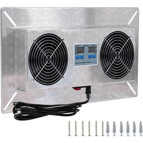 240 CFM Crawlspace Vent Fan, Crawlspace Fans (Natural color)