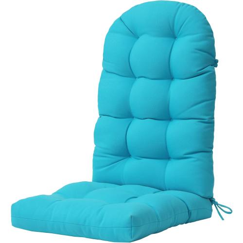 YEFU Adirondack Chair Cushion, Rocking Chair Cushions High Back, Thickened Patio Chair Pad for Indoor and Outdoor, 49x20x4.7 Inch, Aruba Blue