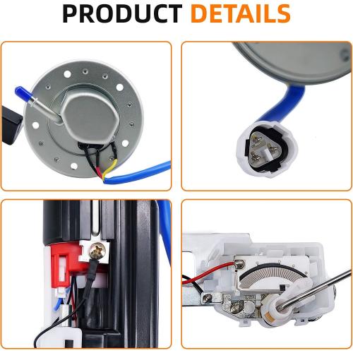 15100-24FB0 Fuel Pump Assembly Compatible with 1999-2007 Suzuki Hayabusa GSX1300R GSX1300RZ Replace 15100-24FA0 UCT30SU7 UC-T30SU7