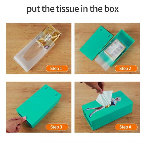 Skirt Tissue Box Holder, Charming and Cute Tissue Box Cover Rectangle Acrylic Tissue Box, Stylish Skirt Tissue Box Holder, Decorative Tissue Cover for Bathroom Toilet Bedroom Living Room Table Desk