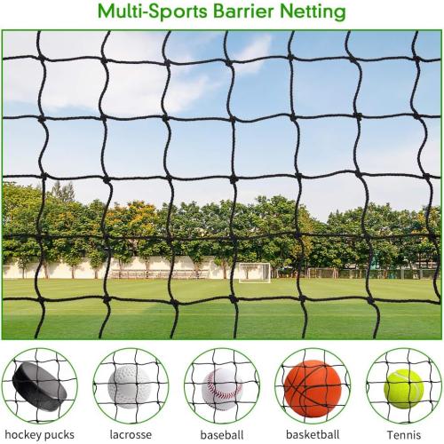 Baseball Softball Backstop Nets, Heavy Duty Sports Netting Barrier #18 Nylon Baseball Netting 10'x20'/10'x30'(Net Only)