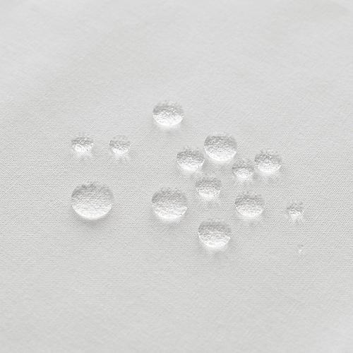 YISURE 100% Cotton Shower Curtains White, Luxury Fabric Curtain for Bathroom or Hotel, 72x72