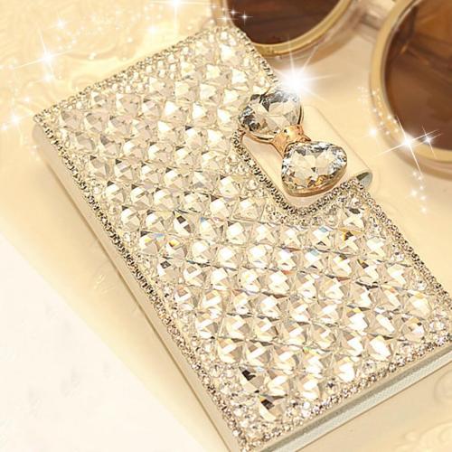 Bonitec iPhone 11 Wallet Case - Luxury Glitter Bowknot Diamond Rhinestone Flip Stand with Card Slot