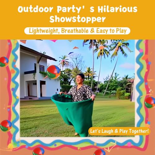 Granny Pants Yard Game Easter Games Set,Granny Pants Outdoor Game - Oversized Giant Pants with Bouncy Balls & Pump,Backyard Parties,Field Day Fun for Adults