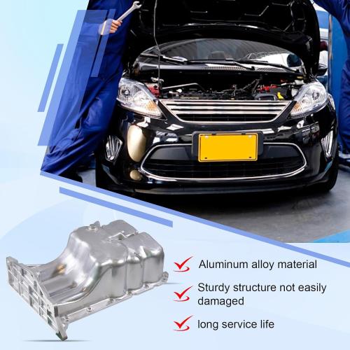 Engine Oil Pan Compatible with 2011-2016 Chevrolet Cruze, 2012-2020 Sonic, 2016 Cruze Limited, 2013-2021 Trax, 2013-2021 Buick Encore, 1.4L, Replace 25196122