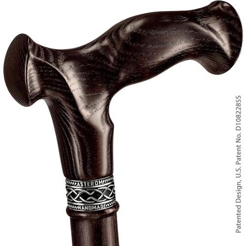Asterom Walking Cane for Men & Women - Handmade, Ergonomic, Wooden Canes - Cool Walking Sticks for Seniors