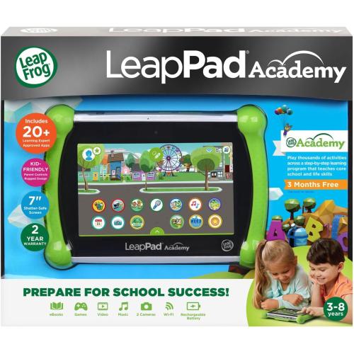 LeapFrog LeapPad Academy Kids’ Learning Tablet, Green