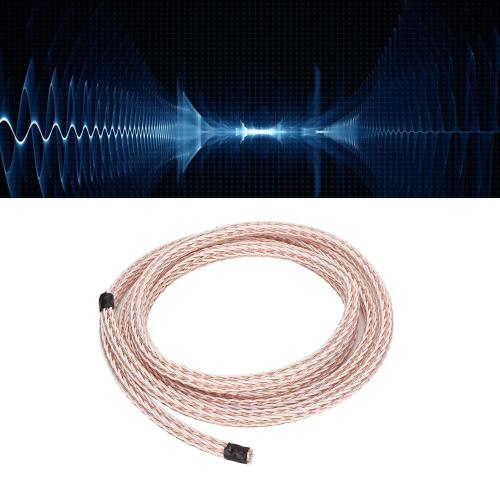 ASHATA 12TC Cable, 24 Core Audiophile Speaker Cables for HiFi Stereo System, HiFi OCC Copper Cord for CD Speaker Radio Amplifier - 2.5m / 8.2ft