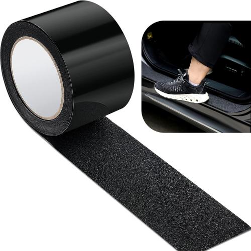 Frienda Car Door Edge Guards Door Sill Protector Automotive Entry Guard Anti Collision Scuff Sill Trim Protection Strips for Most Cars Vehicles Accessories(2.8 Inch Wide, 16.4 Feet,Black)