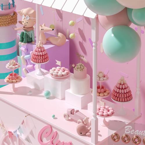 6PCS Buffet Risers, Food Risers for Buffet Table, Acrylic Boxes for Food, Display Stand for Party Catering Dessert Collectibles, Acrylic Cube Boxes with Hollow Bottoms, Food Stand Set, White (6x7x8)