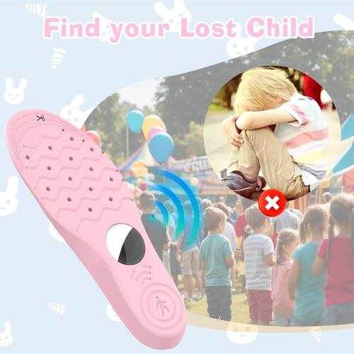Insoles for Airtag Hidden Holder, Tracker Devise Case for Kids, Comfortable Inserts for Shoes (Pink, Foot:6.2-6.9IN/Insole:6.8-7.5IN/10-12C)