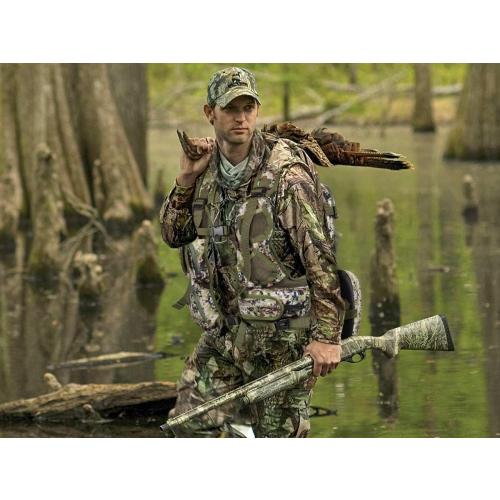LUCKY CLOVER Turkey Vest, Comfortable Turkey Hunting Vest with Seat Cushion, Turkey Gear & Accessories