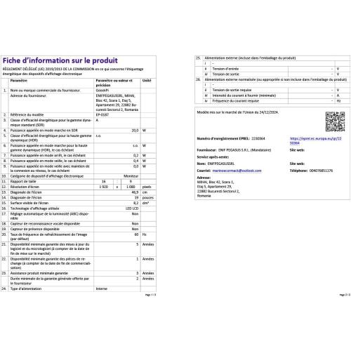 GeeekPi 18.5 inch Portable Monitor 1920x1080 IPS Touchscreen 120HZ 1080P Touch Display with HDMI USB-C, Built-in Speakers, Kickstand VESA for Xbox PS4/5 Laptop Mac PC