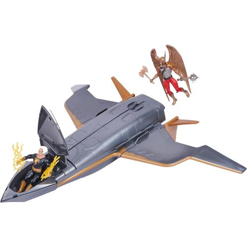 DC Comics, Hawk Cruiser Patrol, , Over 16-inch Wide, First Edition, Super Hero Kids Toys for Boys and Girls Aged 4 and Up