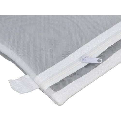 14PCS Zipper Mesh Pouch Double Layer A5 Size Nylon Mesh Zipper Pouch Bag