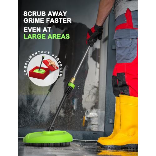 Electric Pressure Washer for Effortless Cleaning, 4800PSI Max 3.0GPM Power Washer, 4 Nozzles & Detachable Foam Cannon for Easy Use, Home/Driveway/Car Wash/Patio/Fence Power Washer with Surface Cleaner