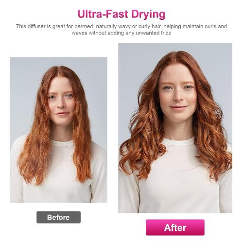 Upgraded Diffuser for Dyson Airwrap Styler, Portable Hair Dryer Diffuser Attachment for Dyson Airwrap HS05 HS03 HS01, Converting for Dyson Airwrap Styler To Hair Dryer