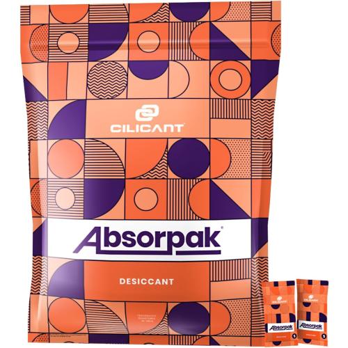 Absorpak Desiccant Packs for Storage - Silica Gel Packets Moisture Control - 500 pcs Small (2g each) - Silica Packets for Shoes, Clothes, Electronics, Moisture Absorbers for Food Pantries & Households