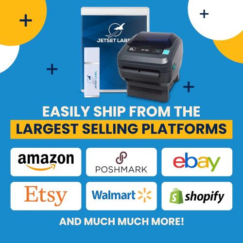 Zebra ZP450 (ZP 450) Label Thermal Bar Code Printer | USB, Serial, and Parallel Connectivity 203 DPI Resolution | Made for UPS WorldShip | Includes Jetset Software with charger and USB cable