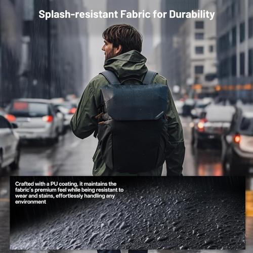 PGYTECH OneGo 2 Camera Backpack 20L with Laptop/iPad Compartment Waterproof Camera Backpack for Urban & Travel Photography – Compatible with Sony/Canon/Nikon/DSLR/SLR Mirrorless Cameras, Matte Black
