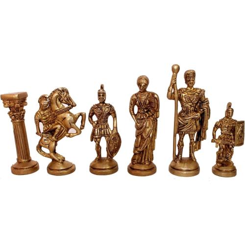 Hand Made Brass Chess Pieces Set unique collection