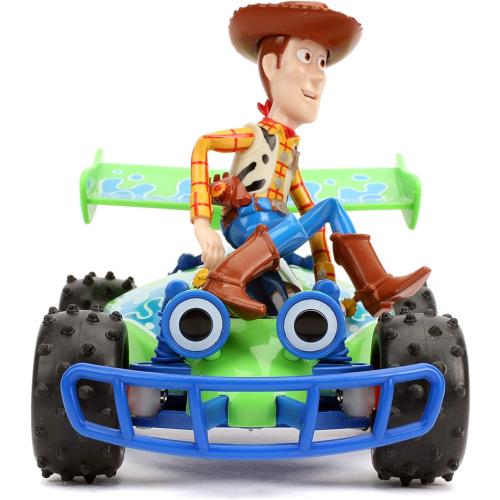 Jada Disney Pixar Toy Story 4 Turbo Buggy W/Woody Radio Control Vehicle, 2.4 Ghz, 1: 24