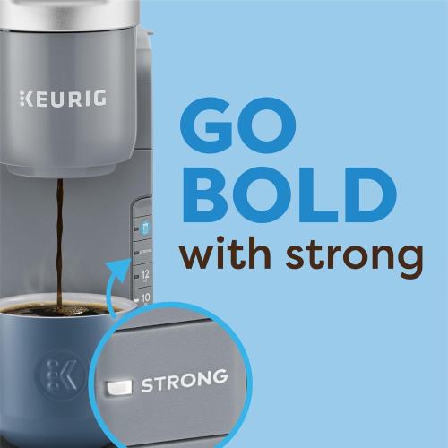 Keurig K-Iced Coffee Maker, Single Serve K-Cup Pod Iced Coffee Maker, With Hot and Cold Coffee Capabilities, Brews Any K-Cup Pod, Gray
