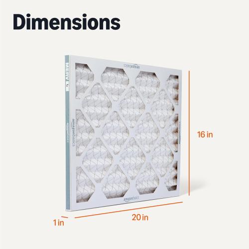 Amazon Basics MERV 5 AC Furnace Air Filter,