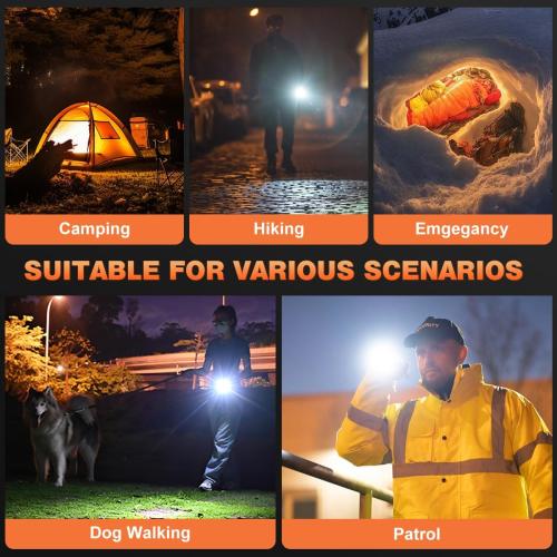Alifa Rechargeable LED Flashlights 980000 High Lumens, Super Bright Tactical Flashlights Rechargeable, 5 Modes Brightest Powerful Waterproof Flashlight with Zoomable for Emergencies Camping