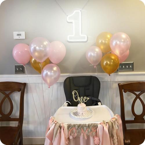YALLOVE Neon Sign Number 7, Acrylic Light up Number, Large Marquee Number Lights Sign, USB Powered Number Sign for Birthdays Decor, Party Anniversary