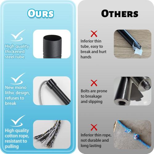 Flirt Pole for Small Medium Dogs,Interactive Chase and Tug of War Outdoor Dog Toys,Heavy Duty Dog Teaser Wand Chase Toys with Rope,Durable Flirt Stick Pole for Dogs Outside Agility Exercise & Training