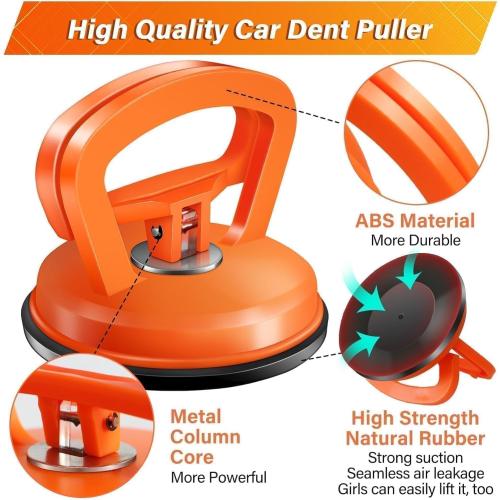 Dent Puller,Car Dent Puller 3 Pack Dent Remover Tool Suction Cup Dent Puller Dent Removal Kit for Car and Dent Repair Kit for Car Body,Tiles Lifting,Objects Moving,Screen (Yellow White)