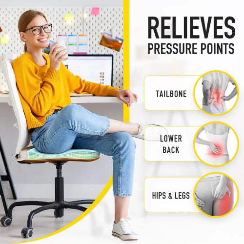 Chair Cushion with Ties, Ultra Durable Water Resistant FadeShield Outdoor/Indoor Reversible Chair Seat Cushion 17 x 16 inch Set of 4, Heather Indigo